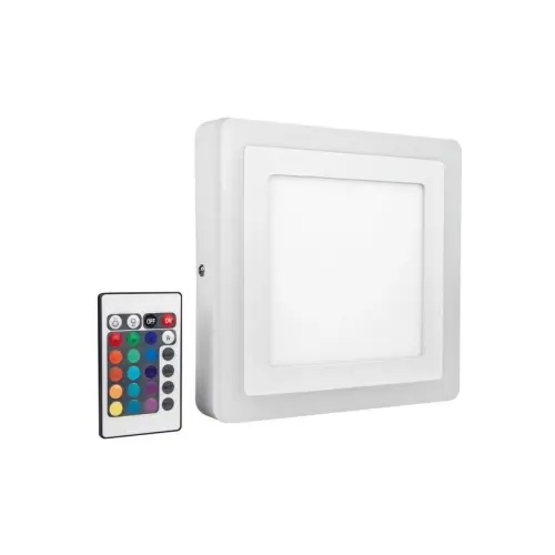 LEDVANCE LED Color + White Square 200mm 17W + RC 4058075227576