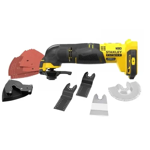 Stanley - 18V AKU oscilační multibruska s příslušenstvím,