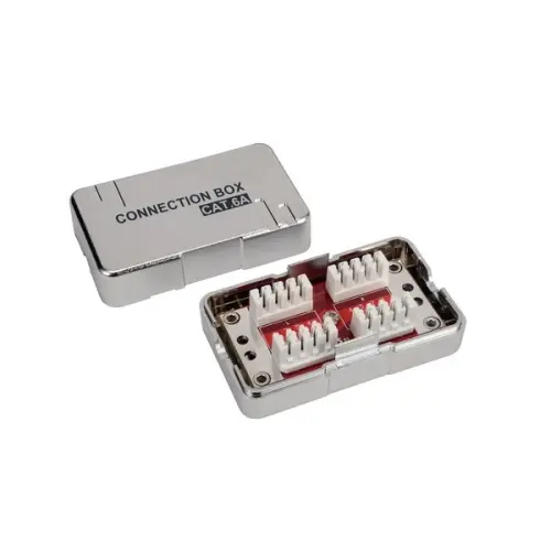 Spojovací box Solarix KRJS45-VEB6A cat.6A STP LSA+/Krone
