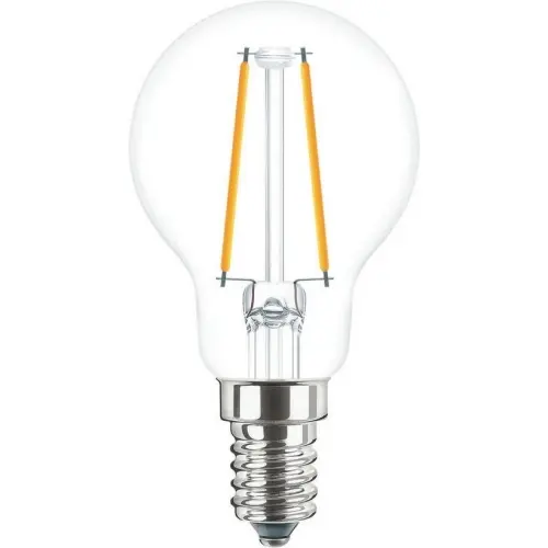 Philips CorePro LEDLuster ND 2-25W P45 E14 827 CLEAR GLASS