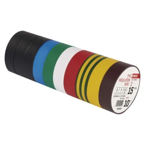 Izolační páska EMOS F615992 15mm x 10m sada barev