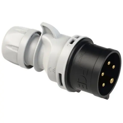 Vidlice PCE 015-7 16A/5P/500V IP44 černá