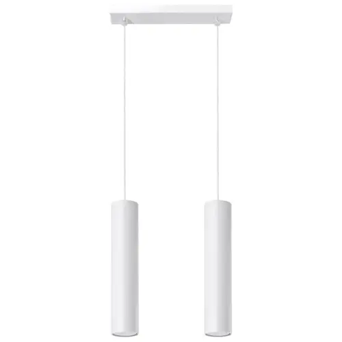 Lustr SOLLUX Lagos 2 GU10 2x40W bez zdroje SL.0324 bílá