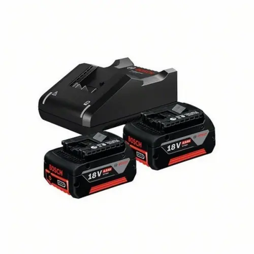 Bosch - Sada 4A nabíječky a 2x aku 18 V Li-Ion 4,0 Ah 1600A019S0