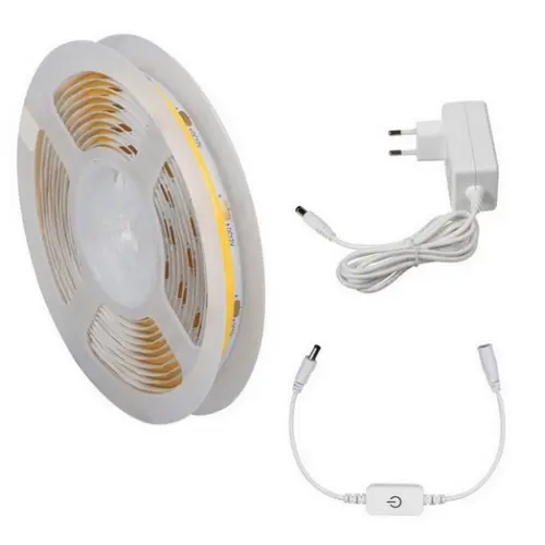Sada LED pásku Kanlux LED COB SET 3M DIM-NW neutrální bílá 4000K vypínač s funkcí stmívače