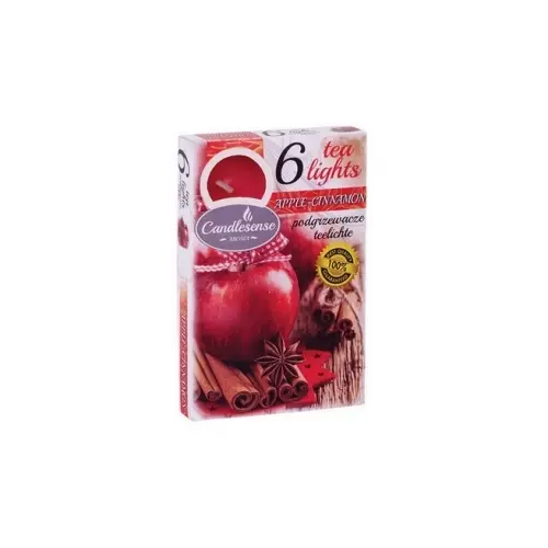Admit Tea Lights Apple & Cinnamon 6 ks
