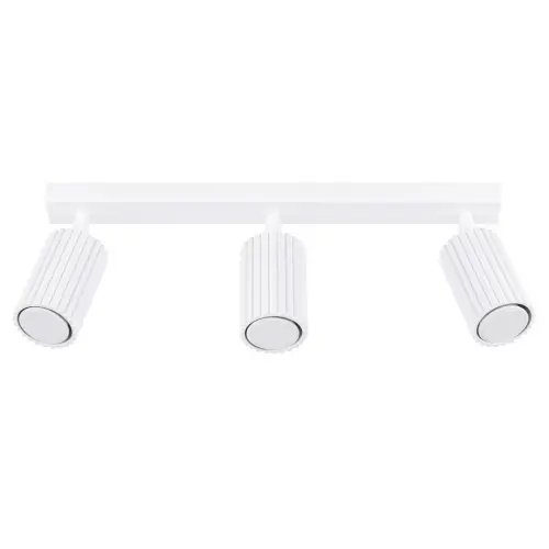 Stropní svítidlo SOLLUX KARBON 3L bílá GU10 3x10W bez žárovek SL.1543