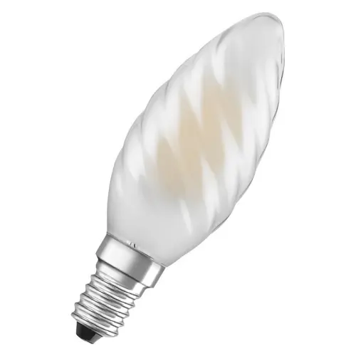 LED žárovka E14 OSRAM 3,4W (40W) teplá bílá (2700K) stmívatelná vroubkovaná svíčka