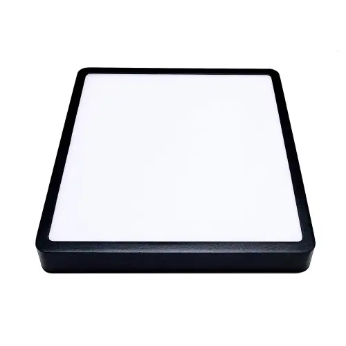 KOHL LIGHTING KOHL-Lighting DISC SLIM SQ stropní svítidlo 90x90 mm černá 6 W CRI 80 3000K Non-Dimm