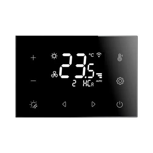 WiFi skleněný zónový termostat s vestavěným relé INELS Elko EP RFTC-6/B 9339 černý