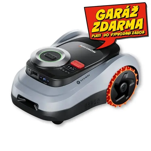 Bezdrátová autonomní robotická sekačka SEGWAY I215E Lidar 1500m2 + garáž zdarma