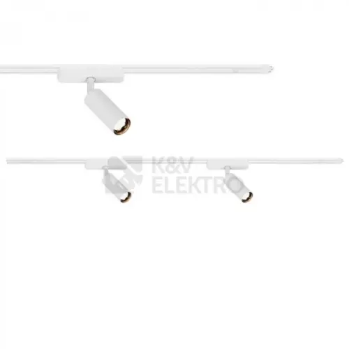 BRILONER Luxtrail lištový systém, prodlužovací sada, 2x LED spoty, bílá 8026026