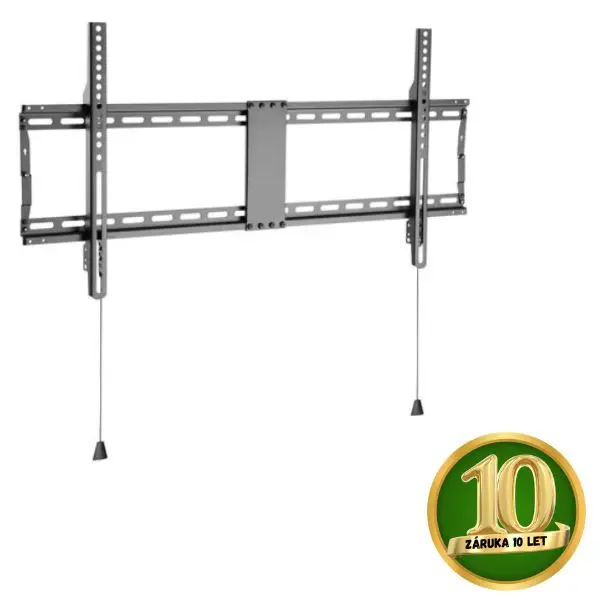 Držák na TV 43"-90" na zeď Holmios fixní, nosnost 70kg, ochrana proti krádeži, 10 let zár.
