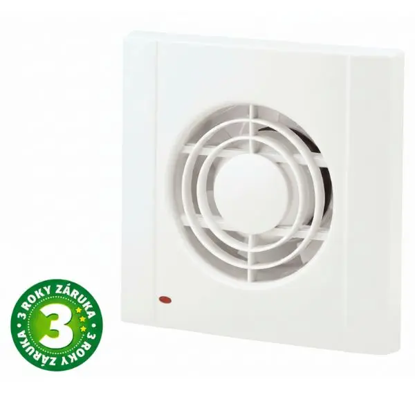 Koupelnový ventilátor GSC Nagod 80mm, 55m3/h, 38dB, 13W, bílý, 3 roky záruka