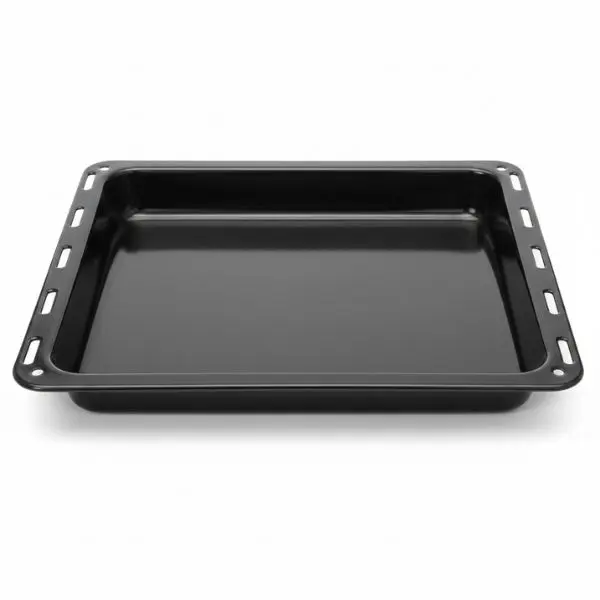 Pečící plech pro stolní trouby LTC 40l, 37,5 x 34 x 4cm, smaltovaný, černý, kvalita D