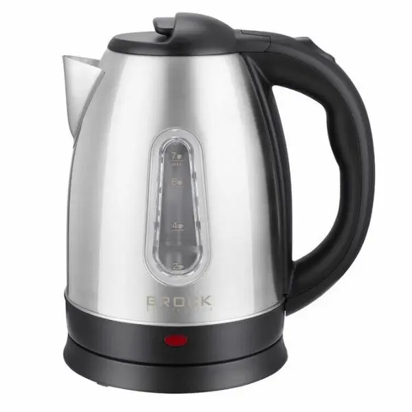 Obyčejná rychlovarná konvice 1,8l, Brock, 1500W, nerez