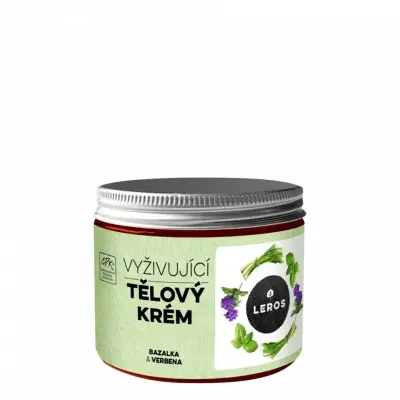 LEROS tělový krém bazalka & verbena 200ml