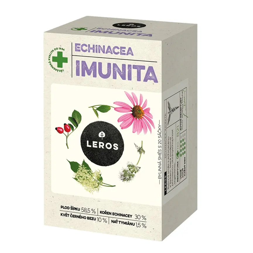 LEROS Echinacea imunita čaj 20x1.5g