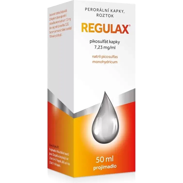 Regulax Pikosulfát kapky 7.23mg/ml 50ml