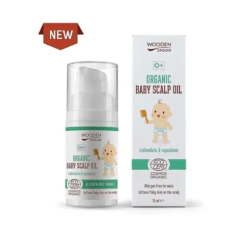 Wooden Spoon Olej na dětskou pokožku hlavy 15ml