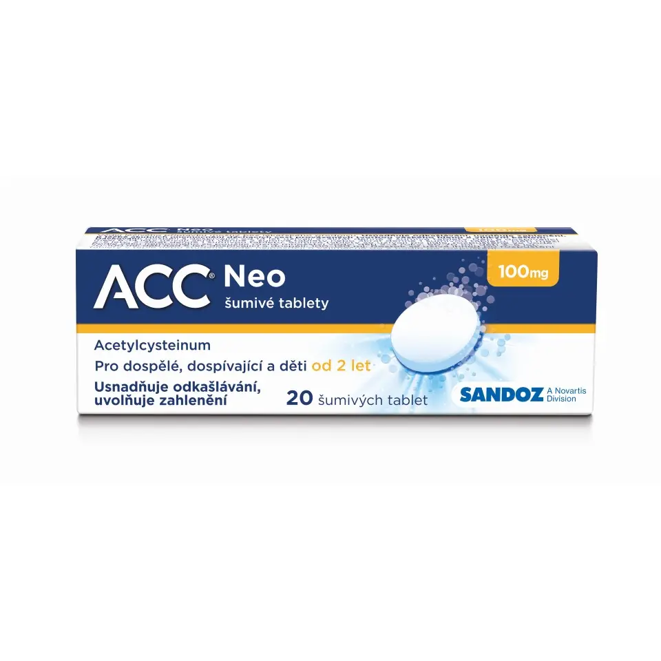 ACC NEO 100MG TBL EFF 20