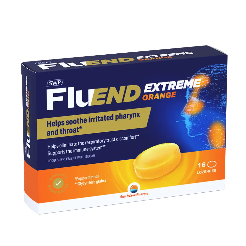 Fluend EXTREME Orange 16 pastilek