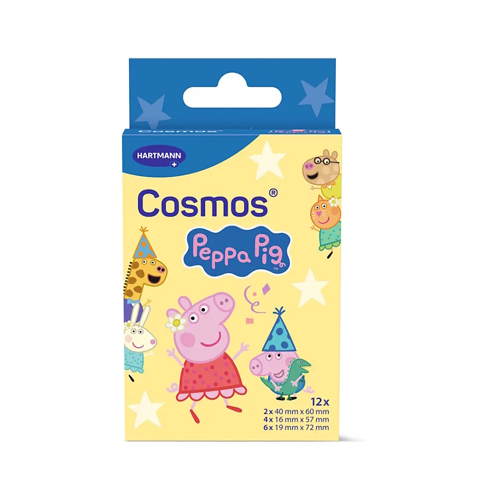 Cosmos dětská náplast Peppa pig 12ks