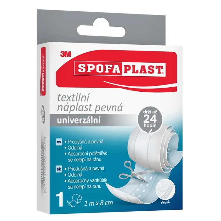 3M Spofaplast 264 Pevná textilní náplast 1mx8cm