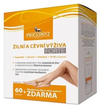 Priessnitz Žilní a cévní výživa FORTE 60tob+mazání