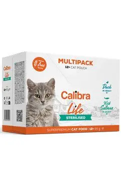 Calibra Cat Life kapsa Sterilised Multipack 12x85g + Množstevní sleva