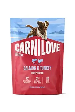 Carnilove Dog Active Dry Salmon&turkey Puppies 1,5kg