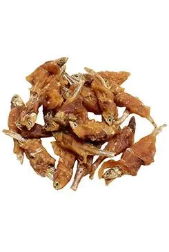 Pochoutka Rybičky Omotané Kuřecím Masem 80g