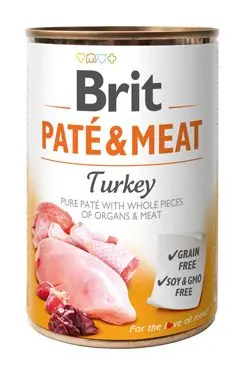 Brit Dog Konzerva Paté & Meat Turkey 400g
