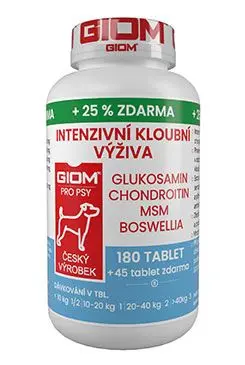 Giom S Pes Intenzivní Kloubní Výživa 180 Tbl 25%zdarma