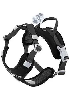 Postroj Hurtta Weekend Warrior II Eco černý 75-100 cm