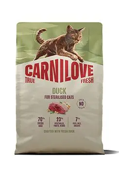 Carnilove Cat True Fresh Dry Duck Steril. Ad.AB 2kg