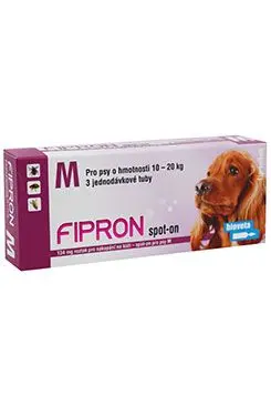 Fipron 134mg Spot-on Dog M Sol 3x1,34ml