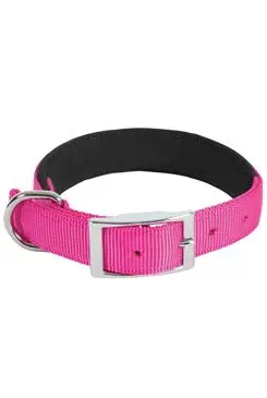Obojek pes soft nylon růžový 20mm/40cm Zolux