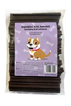 Pochoutka Dentální kříž Jehněčí 50ks + Množstevní sleva