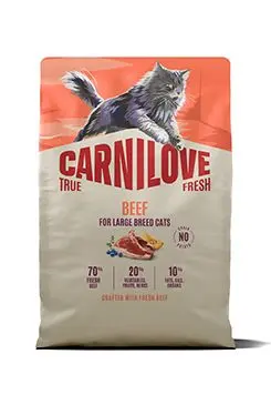 Carnilove Cat True Fresh Dry Beef Adult Lb 6kg