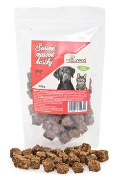 NATURECA pochoutka Masové kostky Hovězí, 100%maso 150g + Množstevní sleva