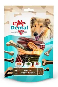 Pochoutka Aiko Dental Smiling Toothbrush S/170g/17ks + Množstevní sleva