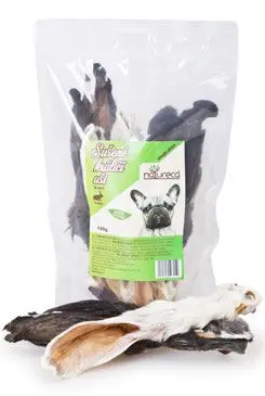 NATURECA pochoutka Králičí uši se srstí 100g + Množstevní sleva