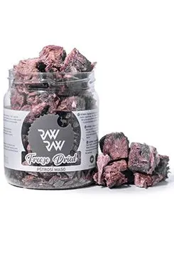 Raw Raw pochoutka mrazem sušené Pštrosí maso 90g + Množstevní sleva