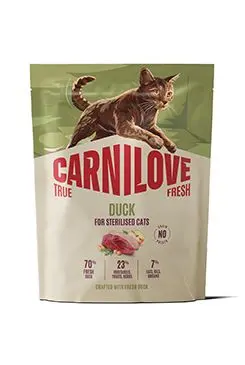 Carnilove Cat True Fresh Dry Duck Steril. Ad.AB 400g