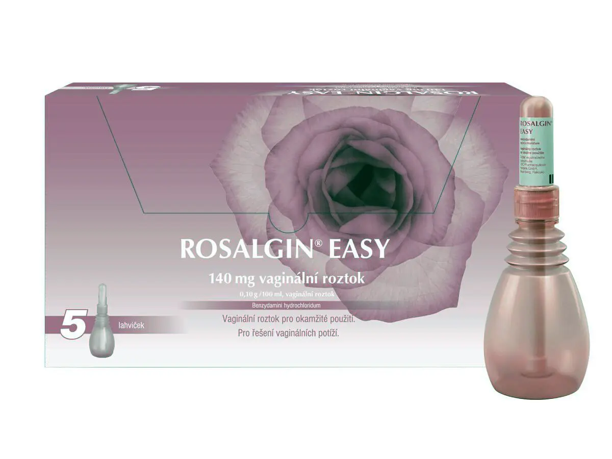ROSALGIN Easy vaginální roztok 140 mg 5x 140 ml
