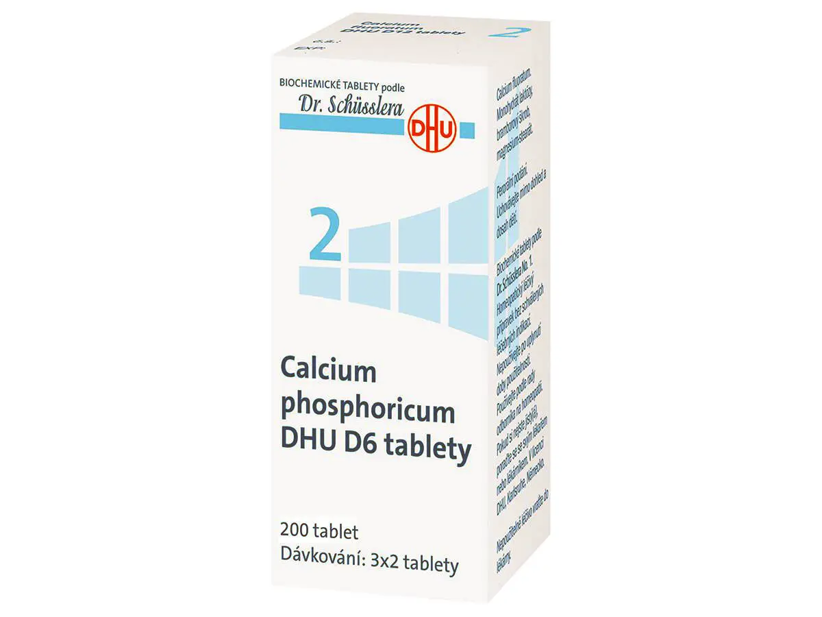 Calcium Phosphoricum DHU D6(D12) neobalené tablety 200