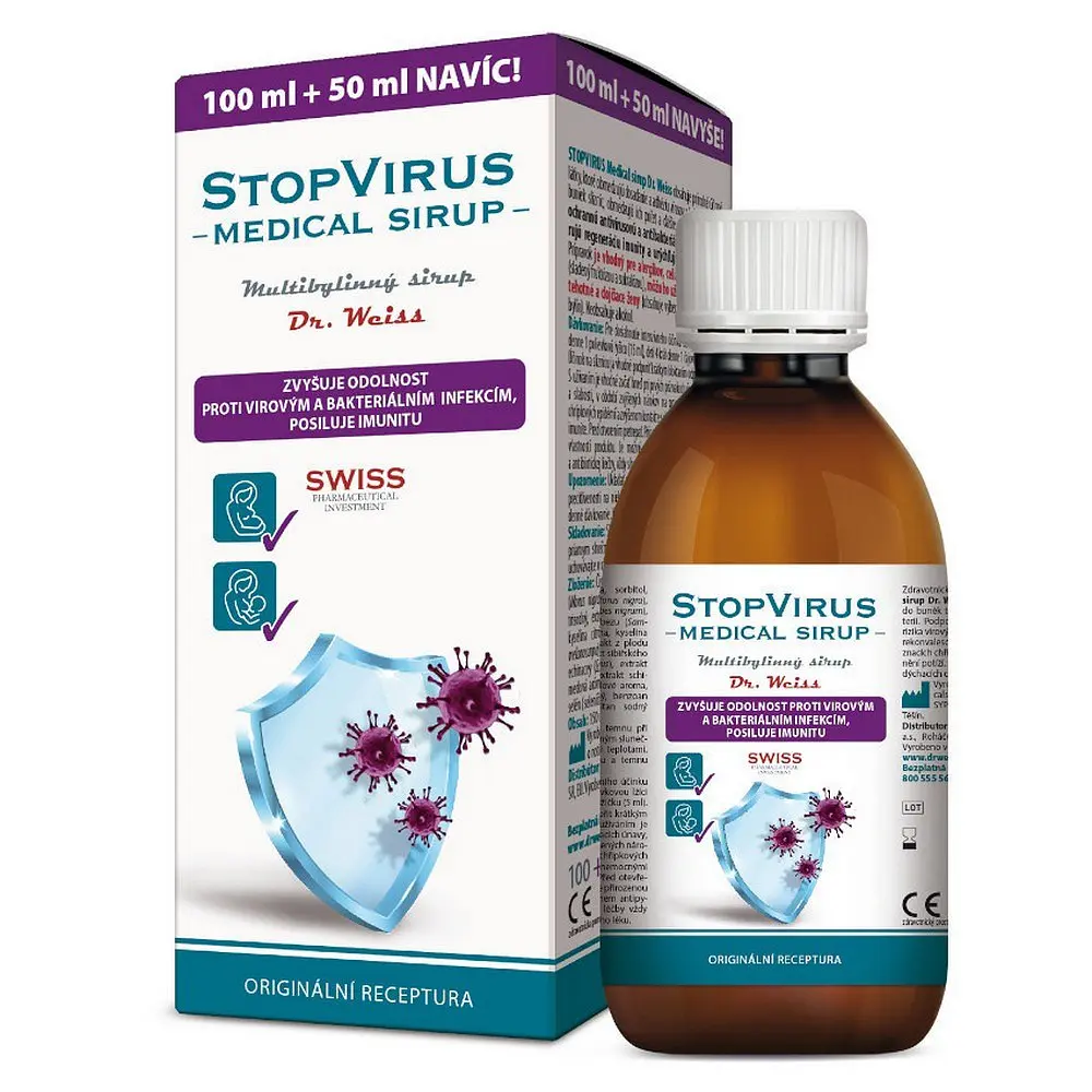 Dr. Weiss STOPVIRUS Medical sirup 150 ml