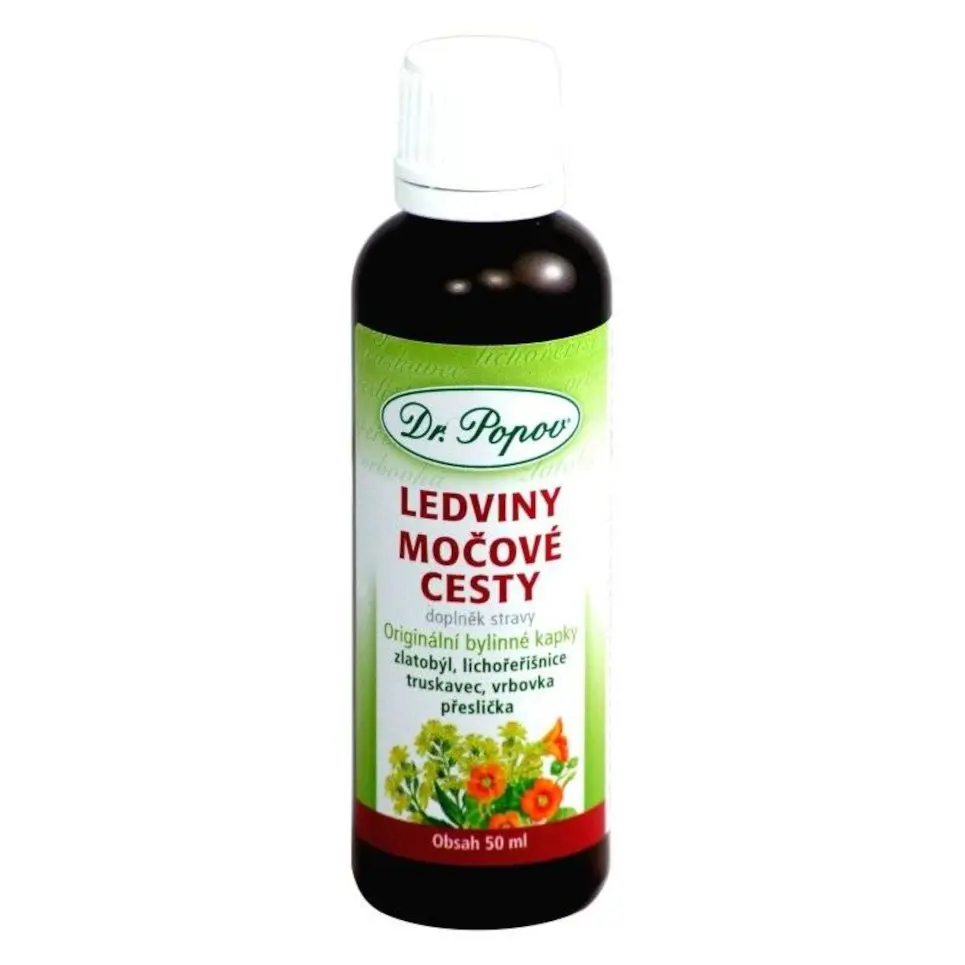 Dr.Popov Kapky bylinné Ledviny-močové cesty 50ml