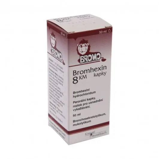 Bromhexin KM 8mg/ml por.gtt.sol.1x50ml
